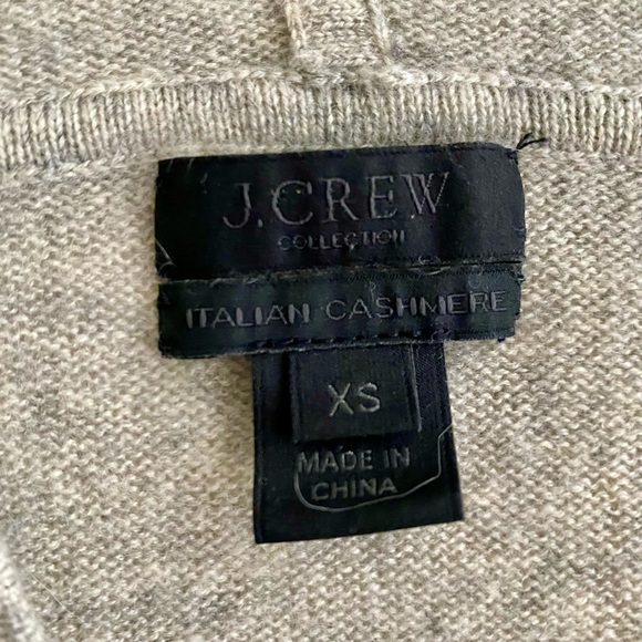 J. Crew 100% Cashmere Hoodie XS - Picture 7 of 8